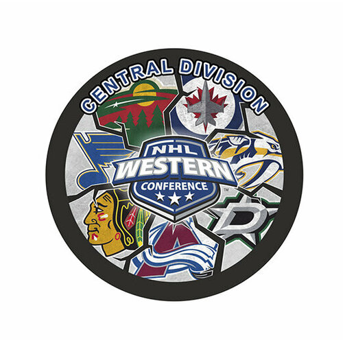 Шайба Rubena хоккейная Central division Western Conference NHL