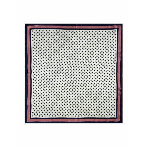 фото Платок ,70х70 см, белый, синий hangzhou weihe trade co., ltd