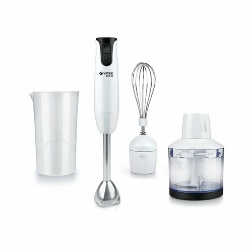 Блендер погружной 800ВТ 4ПРЕДМЕТА 2 СК чаша 05Л стакан 07Л турбо МЕТ нога VITEK 469800₽