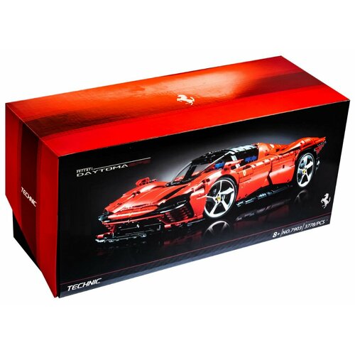 конструктор technic ferrari daytona феррари дайтона 3778 деталей 50003 ребенку Конструктор 43142 Феррари Дайтона SP3, 3778 детали