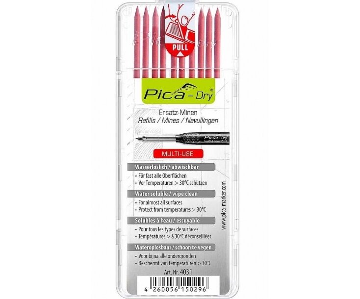 Комплект грифелей для карандаша Pica-Dry 3030 PICA-MARKER 4031