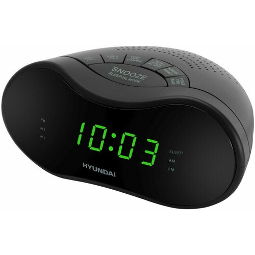 Радиобудильник Hyundai BlackGreen H-RCL200 208000₽