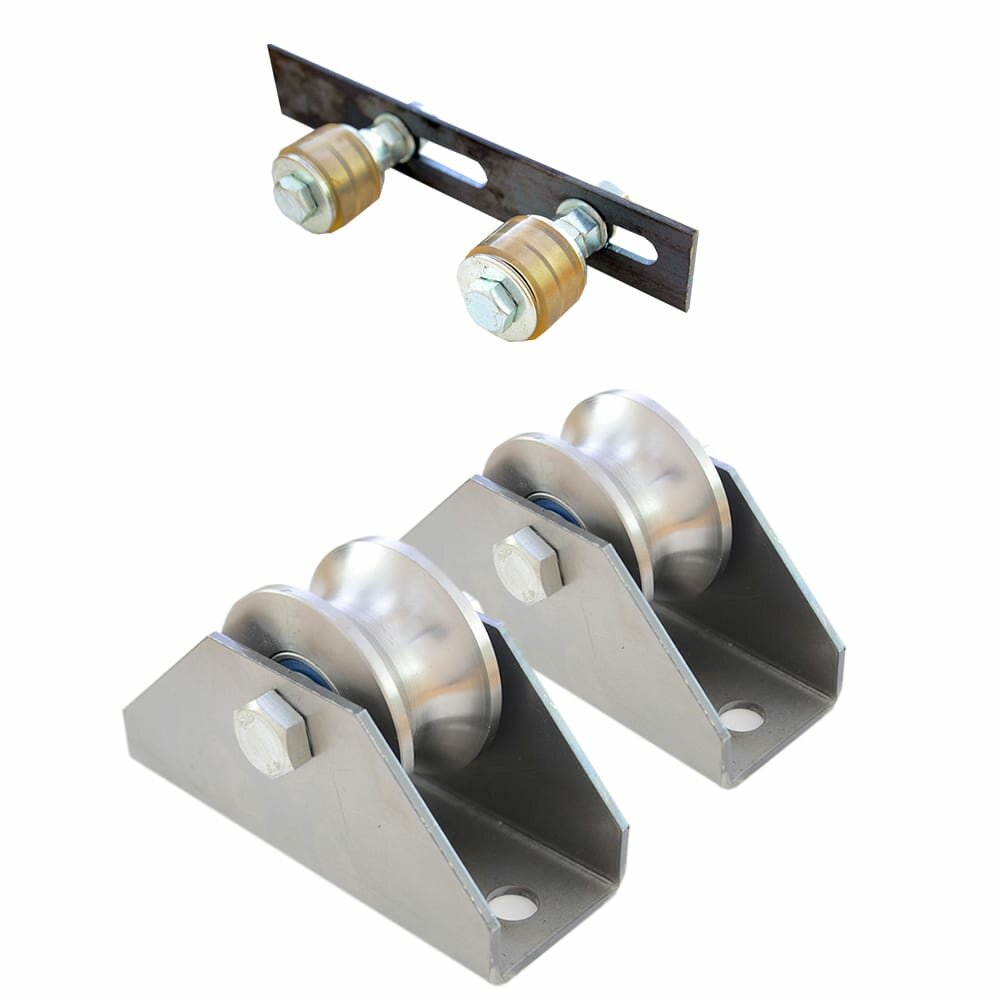 фото Rolik-Opt Комплект СТ300 для откатных ворот своими руками под U-образный профиль 25 мм. С3603-К03