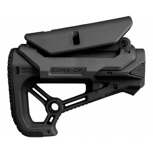 фото Приклад fab defense gl-core s (уменьшенный) со щекой / черный (black)