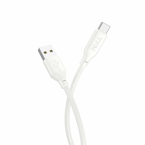 Кабель USB Type-C TFN silicone 2m white (TFN-C-SIL-AC2M-WH) кабель usb type c tfn typectypec silicone 0 6m white tfn c sil cc06m wh