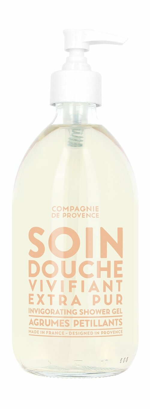 COMPAGNIE DE PROVENCE Agrumes Petillants/Sparkling Citrus Invigorating Shower Gel Гель бодрящий для душа, 500 мл