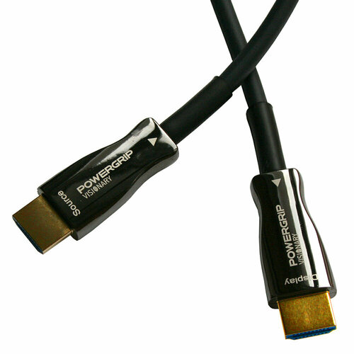 Активный оптический HDMI-кабель PowerGrip Visionary Armored A 2.1 - 30.0m бронированный активный оптический hdmi кабель стандарта 2 1 ultra high speed powergrip visionary armored a 2 1 12 m