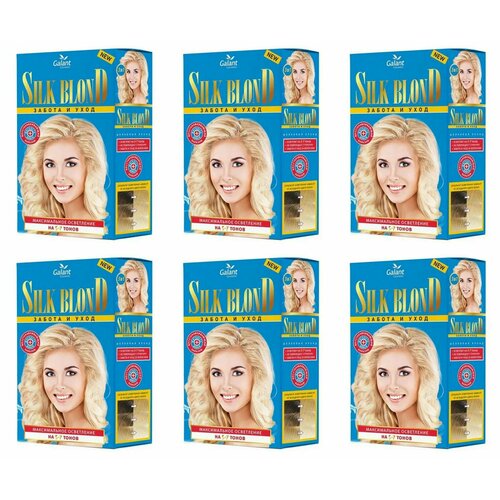 Galant Средство для осветления Шелковый блонд 100 мл 6 шт 1229₽