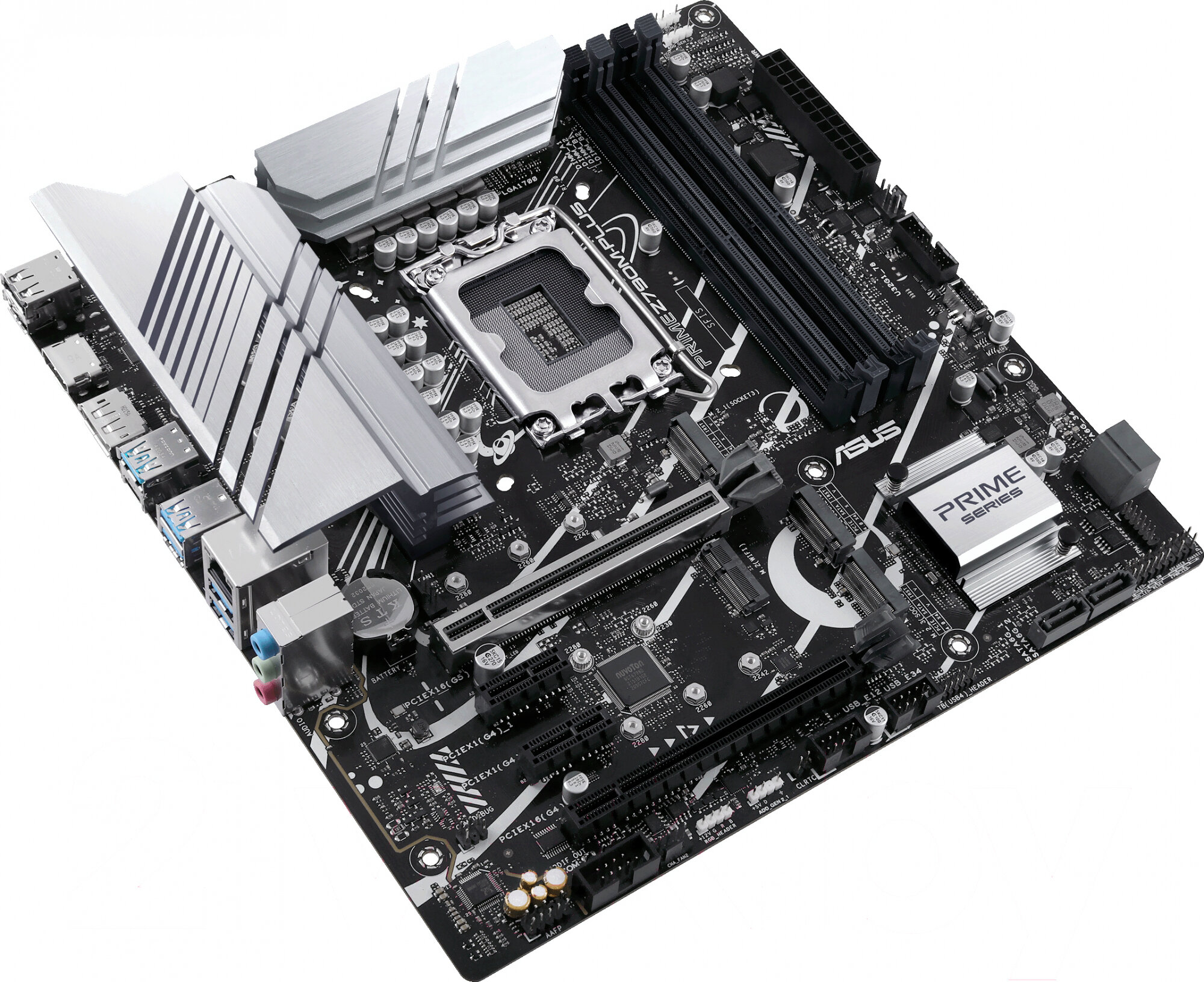 Материнская плата Asus PRIME Z790M-PLUS, Soc-1700, Intel Z790, mATX - фото №8