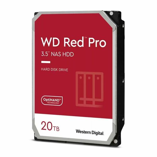 Жесткий диск WD 20TB 7200 RPM SATA 6 Gbs CMR 512 MB Cache 35 Red pro 5574000₽