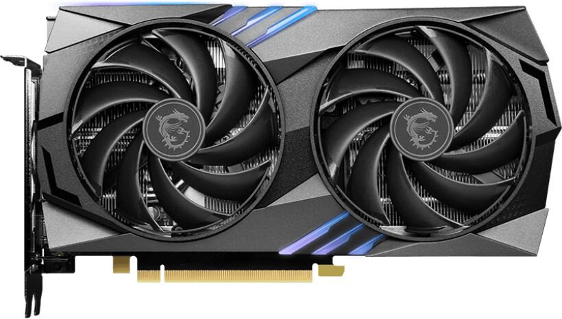 MSI Видеокарта MSI PCI-E 4.0 RTX 4060 Ti GAMING X 16G NVIDIA GeForce RTX 4060TI 16384Mb 128 GDDR6 2640/18000 HDMIx1 DPx3 HDCP Ret