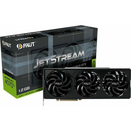 Видеокарта Palit RTX4070Ti JETSTREAM 12GB GDDR6X 192-bit DPx3 HDMI NED407T019K9-1043J 9019200₽