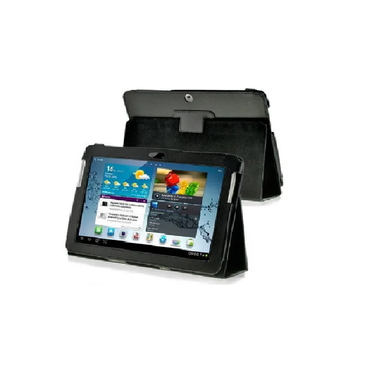 Защитный чехол MyPads для ASUS ZenPad 10 Z300CG/Z300CL/Z300C/Z300M черный кожаный