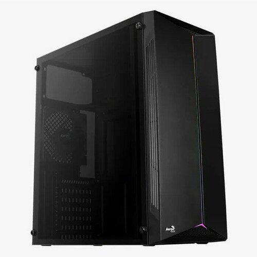 Корпус ATX AeroCool Split-A-BK-v1 (USB3.0, Audio, RGB, WN, черный)