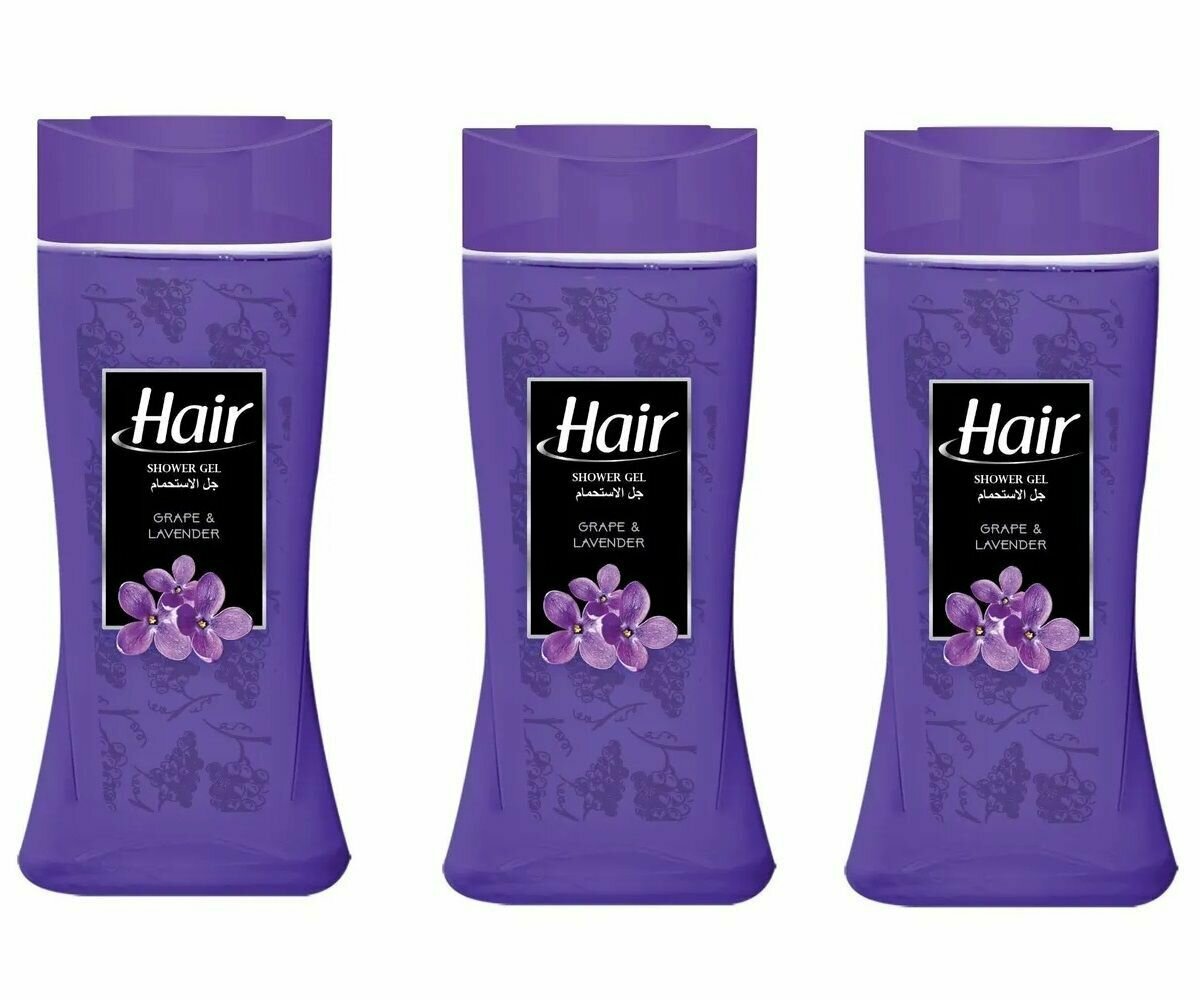 Гель для душа Hair Виноград & Лаванда 500мл ABC Deterjan Sanayi ve Ticaret AS - фото №1