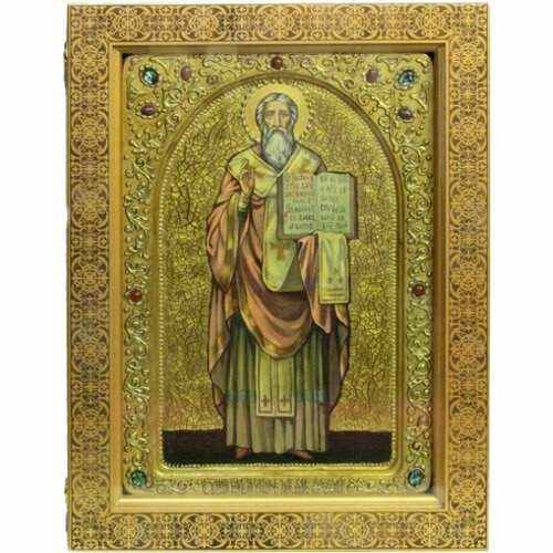 Икона Мефодий Моравский рукописная, арт ИРП-748