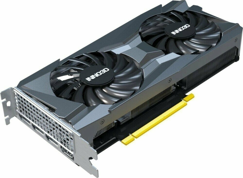 Видеокарта NVIDIA GeForce RTX 3060 Ti INNO3D Twin X2 8Gb LHR (N306T2-08D6-119032DH)