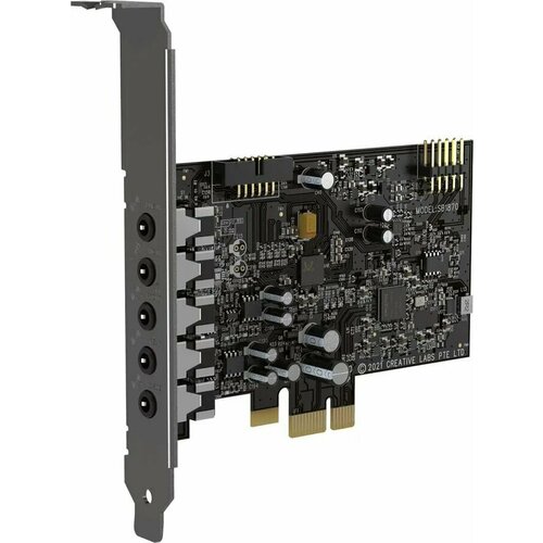 Звуковая карта Creative Sound Blaster Audigy FX V2 (70SB187000000) звуковая карта creative sb audigy fx v2 pci e