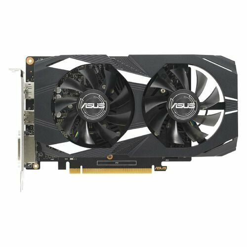 Видеокарта ASUS NVIDIA GeForce GTX 1650 DUAL-GTX1650-O4GD6-P-V2 4ГБ GDDR6, OC, Ret