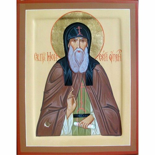 Икона Моисей Угрин Печерский писаная, арт ИР-1390