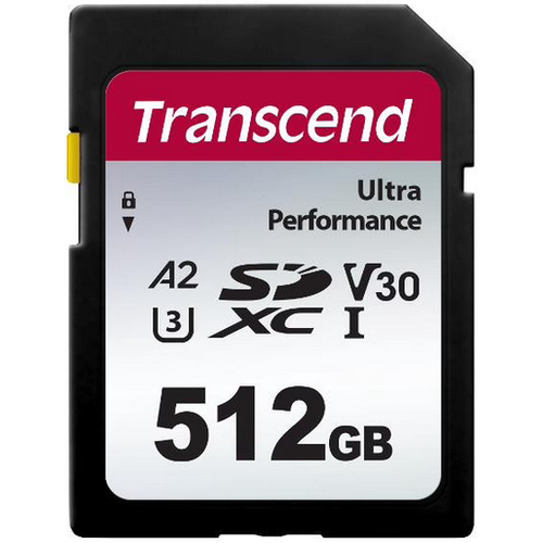 sd карта transcend high performance 340s ts128gusd340s Карта памяти 512Gb SD Transcend 340S (TS512GSDC340S)