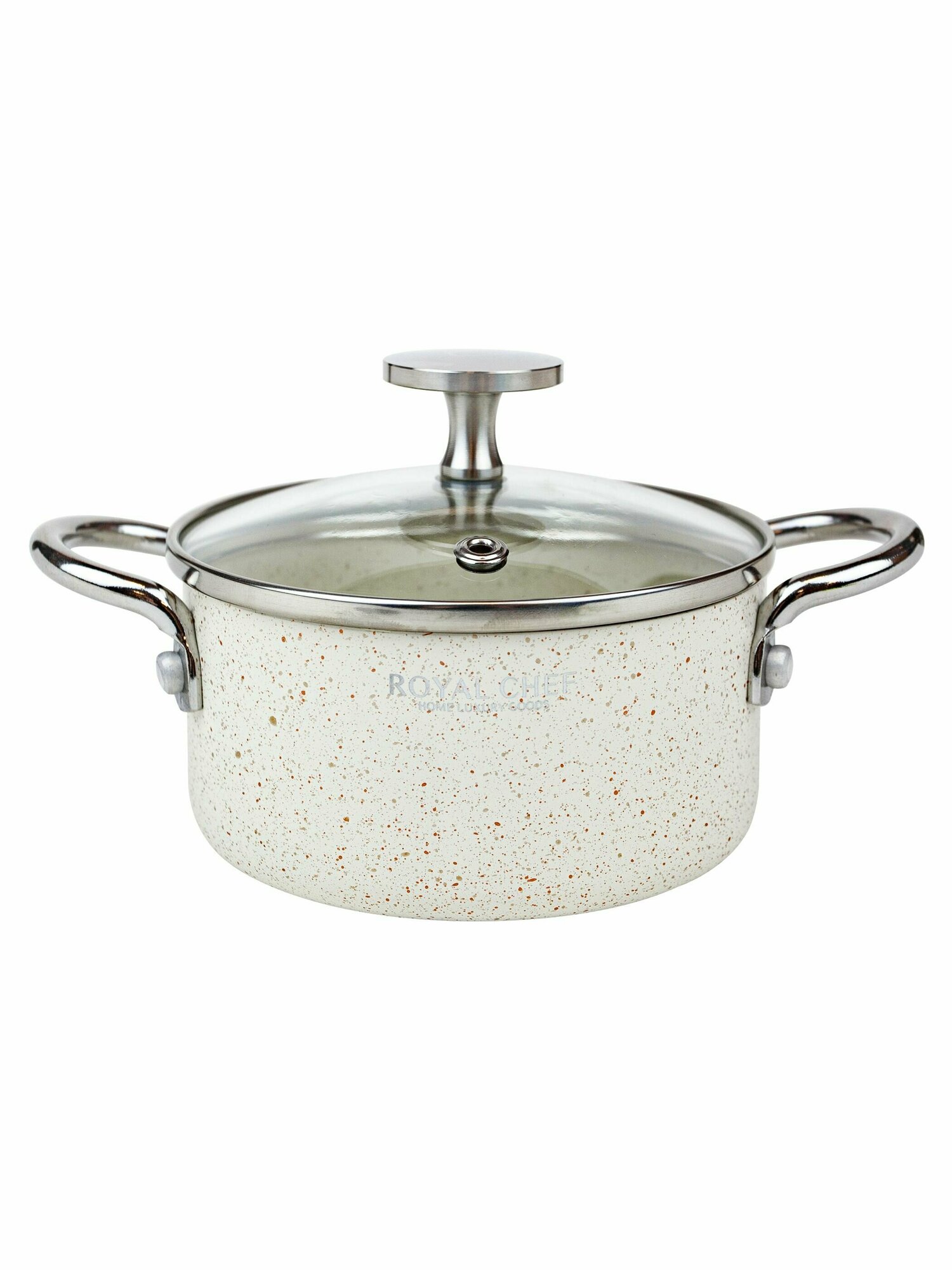 Кастрюля с крышкой 062л Royal chef RC-50112 CRE
