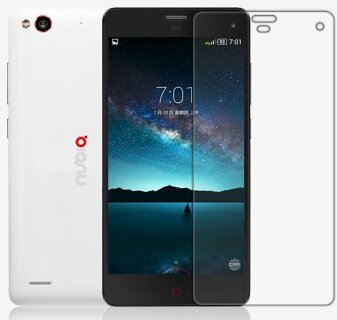 Защитная пленка MyPads для телефона ZTE Nubia Z7 Mini глянцевая