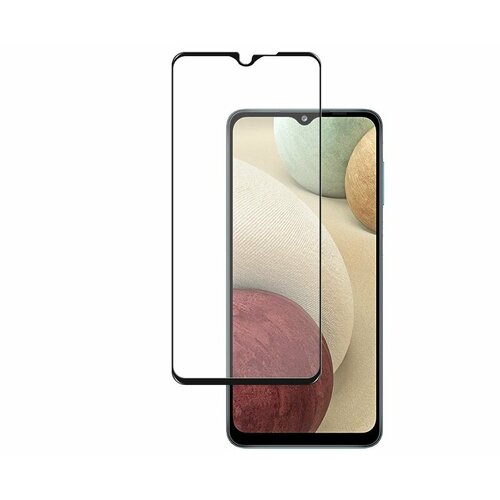 3D/5D защитное стекло MyPads для Samsung Galaxy M12 SM-M127F (2021) с закругленными изогнутыми краями которое полностью закрывает экран / дисплей.