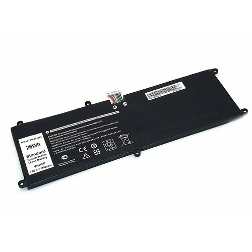 Аккумуляторная батарея для планшета Dell Latitude 11 5175 (VHR5P-2S1P) 7.6V 3400mAh OEM черная