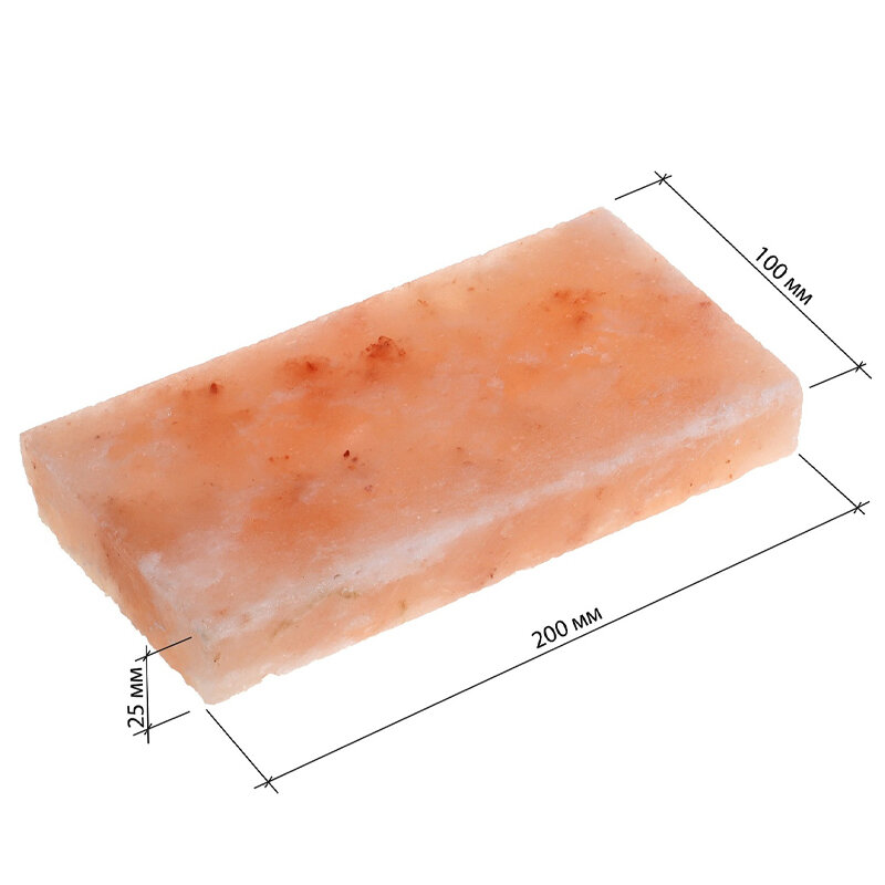 Гималайская розовая соль, плитка 200мм х 100мм х 25мм, 1кг