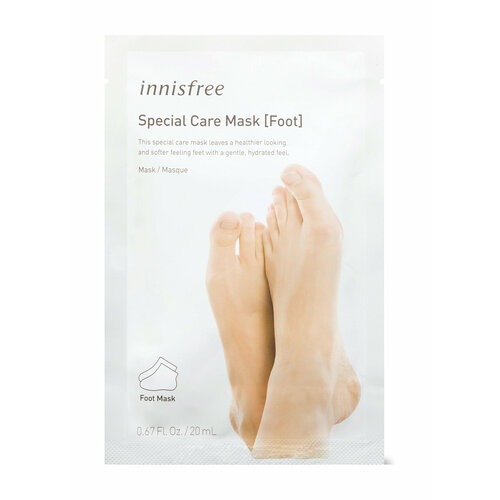 Маска для специального ухода за кожей стоп Innisfree Special Care Mask Foot 20 млгр 639₽