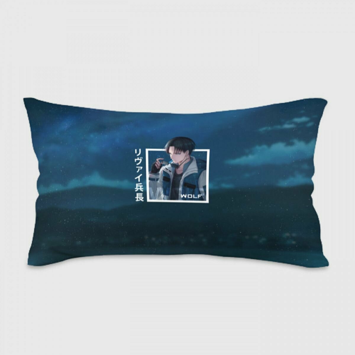 фото Подушка 3D антистресс Атака на титанов, Леви Аккерман современный стиль