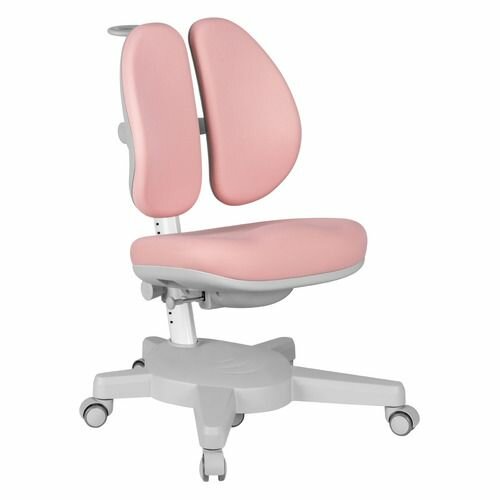 фото Кресло детское Cactus CS-CHR-3604PK, на колесиках, ткань, розовый