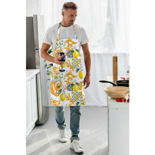 Фартук кухонный AdaWall желтый с лимонами AP-103 l