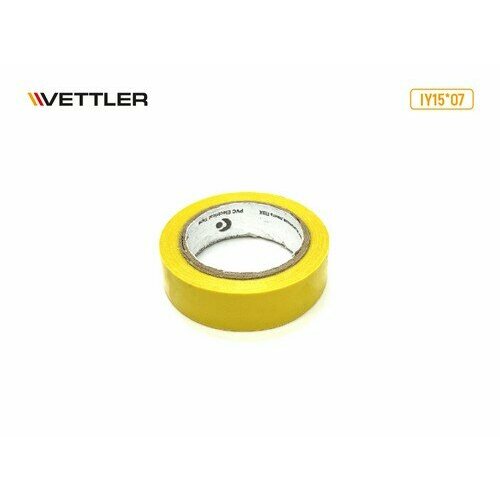 VETTLER Изолента 15мм х 7м Желтая (VETTLER)