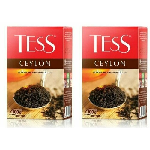 Tess Чай черный, Ceylon, 100 г, 2 уп