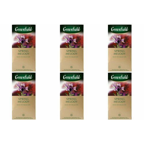 Greenfield Чай Spring Melody, 25 пакетиков, 6 упаковок