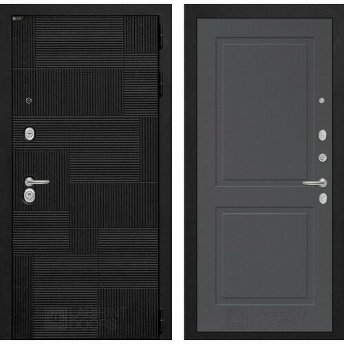 Входная дверь PAZL 11 - Графит софт входная металлическая дверь лабиринт космо 03 графит белый софт