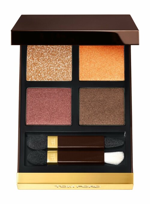 TOM FORD Eye Color Quad Тени для век четырехцветные, 10 г, 04 Leopard Sun