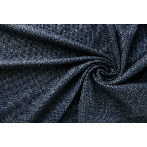 Ткань твид сине-черного цвета ткань твид сине серо черного цвета в елочку