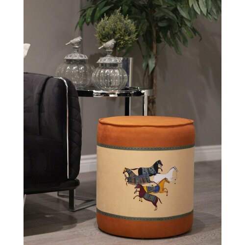 Пуф AdaWall ткань замша лошади