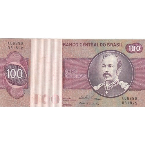 Бразилия 100 крузейро 1974 г.