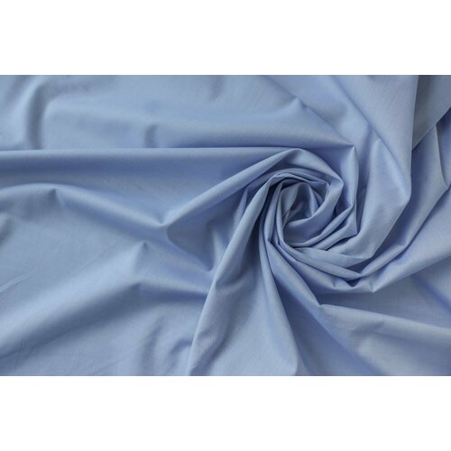 Ткань рубашечный хлопок голубой
