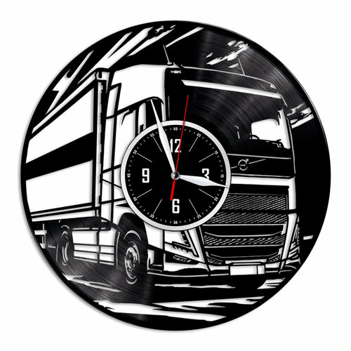 Volvo Trucks - настенные часы из виниловой пластинки