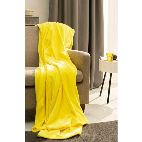 Плед Inspire Flamingo 200x220 см микрофибра цвет желтый