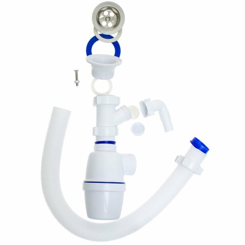 Сифон Е-40051 бутылочный (эконом), 1 1/2