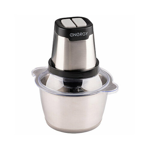 Измельчитель электрический 450ВТ 1СК чаша нерж СТ 15Л прозр КР двойн НОЖ нерж СТ антиск накл ENERGY 371000₽