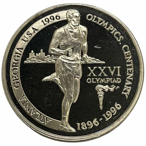 румыния 10 лей 1996 xxvi летние олимпийские игры атланта 1996 набор 6 монет Танзания 2000 шиллингов 1996 г. (XXVI летние Олимпийские Игры, Атланта 1996 - Бег) (CN) (PP)