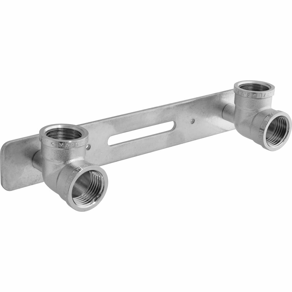 фото MasterProf Планка монтажная с 2-мя водорозетками 1/2" в/в ИС.072263