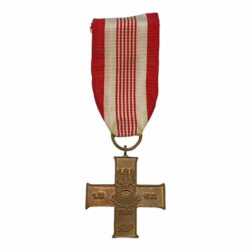 Польша, крест Сентябрьской кампании 1939 (правительство в изгнании) 1984-1990 гг. (бронза)